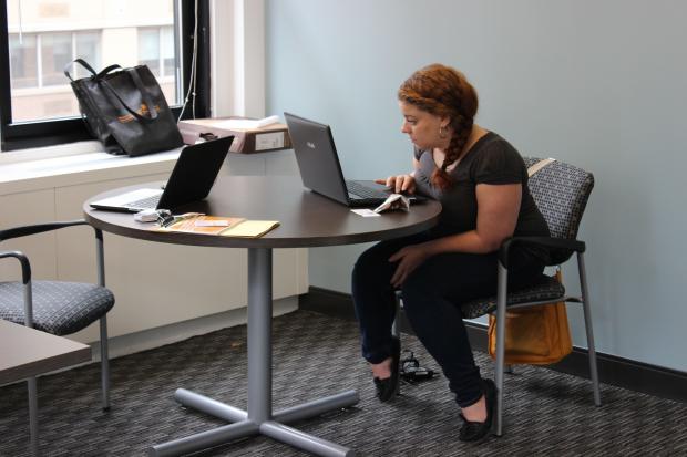 Semi-private pods at Regus in Chelsea. Photo credit: undefined